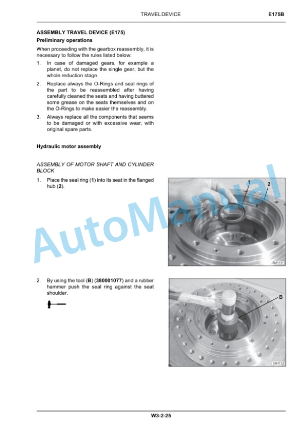 New Holland E175B, E195B ROPS Tier III Crawler Excavator Service Manual 84392407A-5