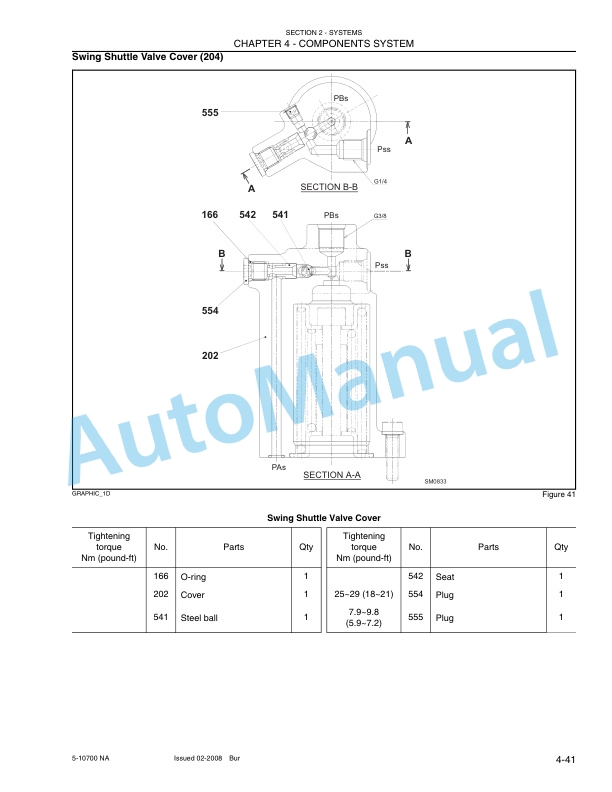 New Holland E175B Tier 3 Crawler Excavator Repair Manual 87634783NA-3