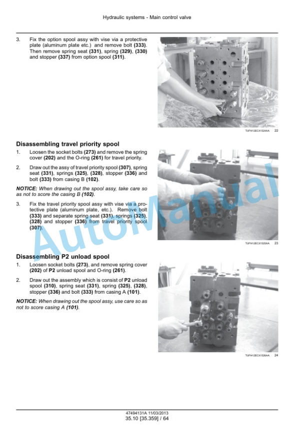 New Holland E175C Crawler Excavator Service Manual 47494131A-3