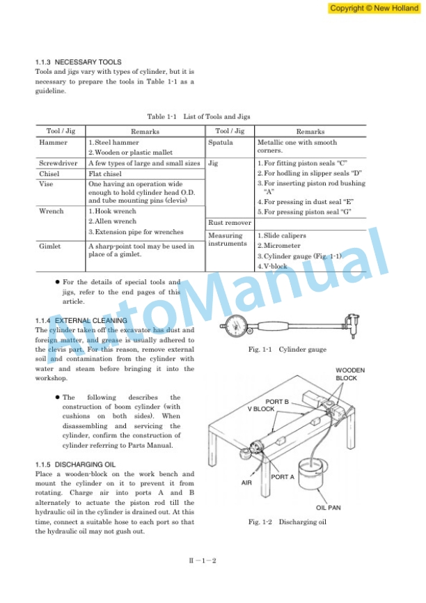 New Holland E200SR Excavator Workshop Manual 60413431-3