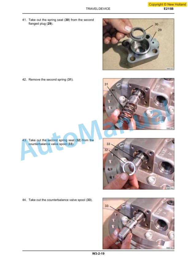 New Holland E215B, E245B Excavator Workshop Manual 87677762A-5