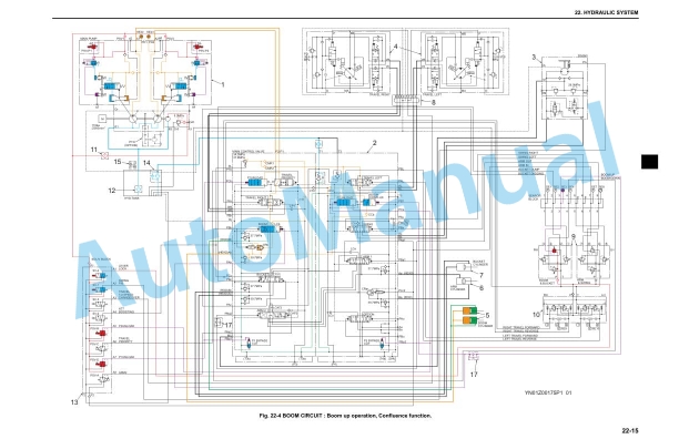 Alternative view of New Holland E215B Tier III Crawler Excavator Repair Manual 87612178NA