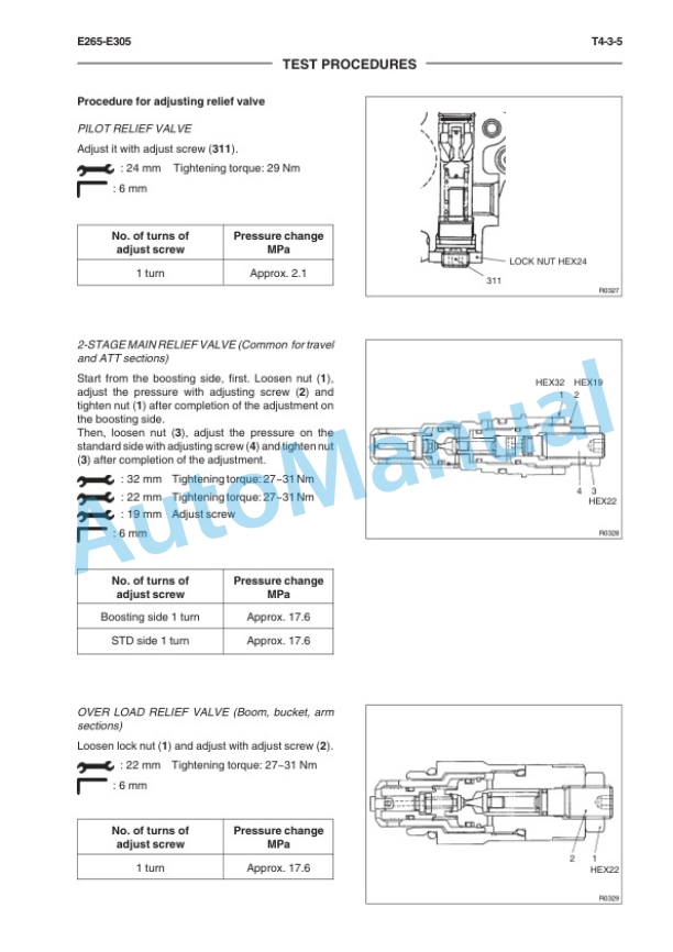 New Holland E265, E305 Tier 3 Workshop Manual 60413674-3