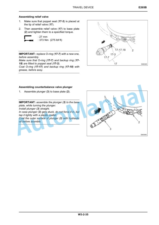 New Holland E265B, E305B ROPS Tier III Crawler Excavator Service Manual 84392423A-5