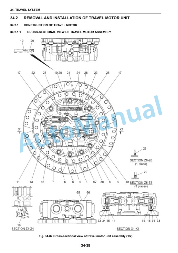 New Holland E265BJ Hino Engine Workshop Manual 84176535-4