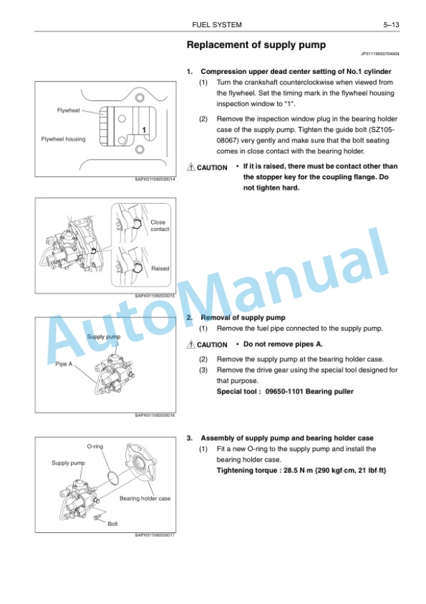 New Holland E265BJ Hino Engine Workshop Manual 84176535-5