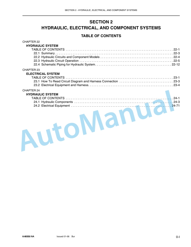 New Holland E27 Compact Excavator Service Manual 87360159NA-2