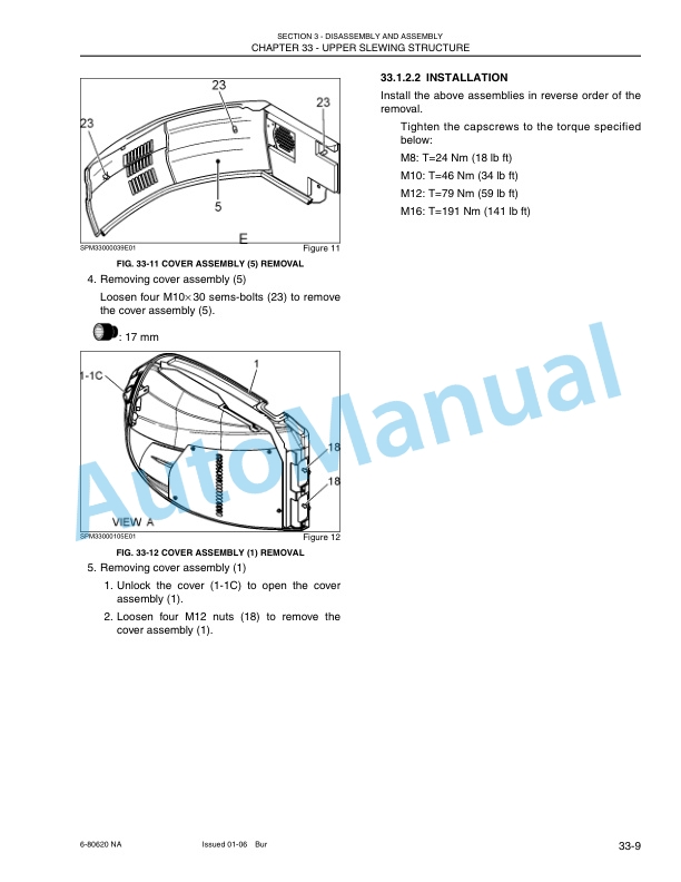 New Holland E27 Compact Excavator Service Manual 87360159NA-4