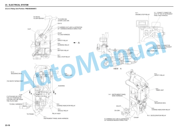 Alternative view of New Holland E27B Compact Hydraulic Excavator Service Manual S5PV0023E02