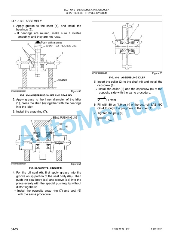 New Holland E30, E35 Compact Excavator Service Manual 87360586NA-5