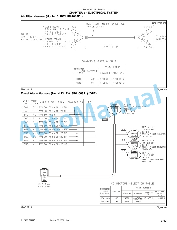 New Holland E30BSR, E35BSR Tier 4 Compact Crawler Excavator Service Manual S5PW0029E01EN-US-2