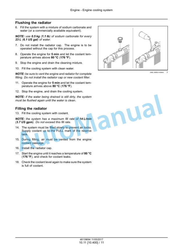 Alternative view of New Holland E33C Mini Excavator Service Manual 48139694