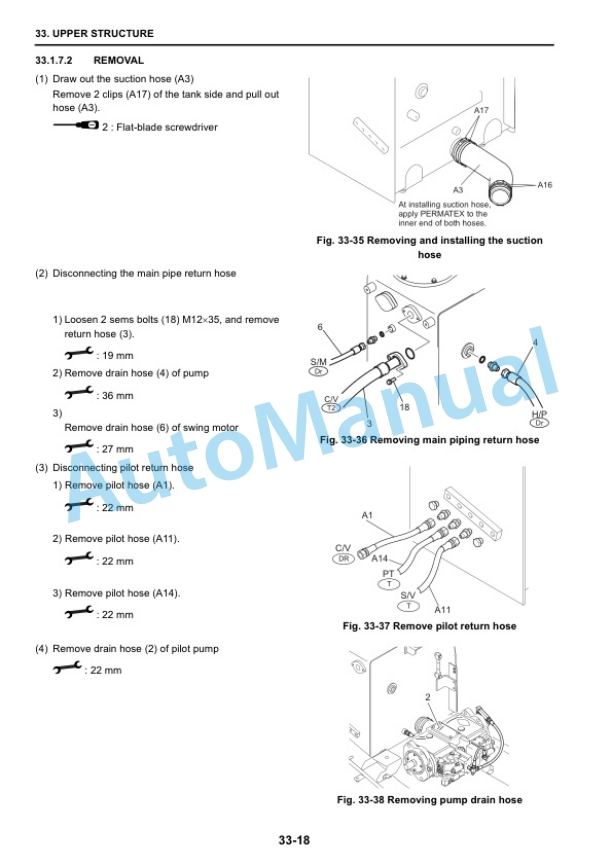 New Holland E385B, E385BLC - HS Engine Hydraulic Excavator Shop Manual 87731198-3