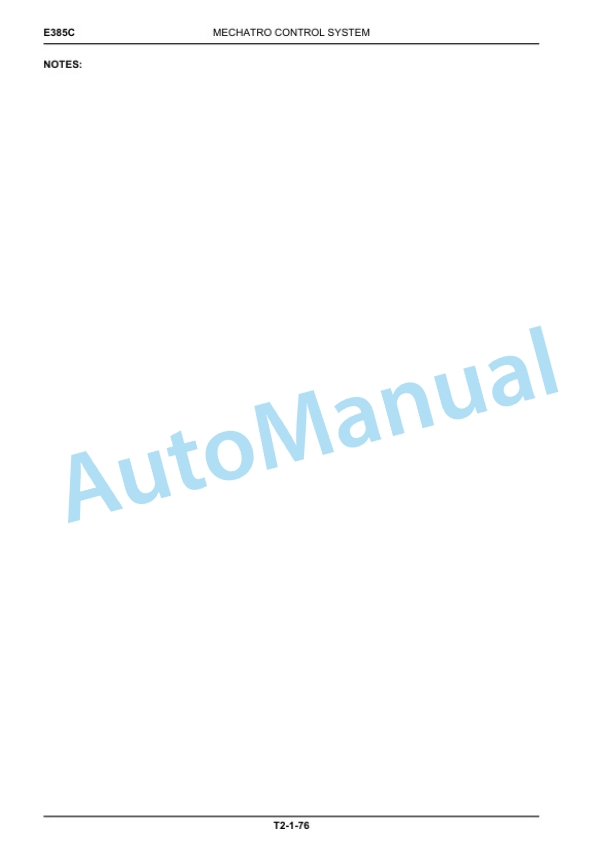 New Holland E385C Crawler Excavator Service Manual 47374920A-2