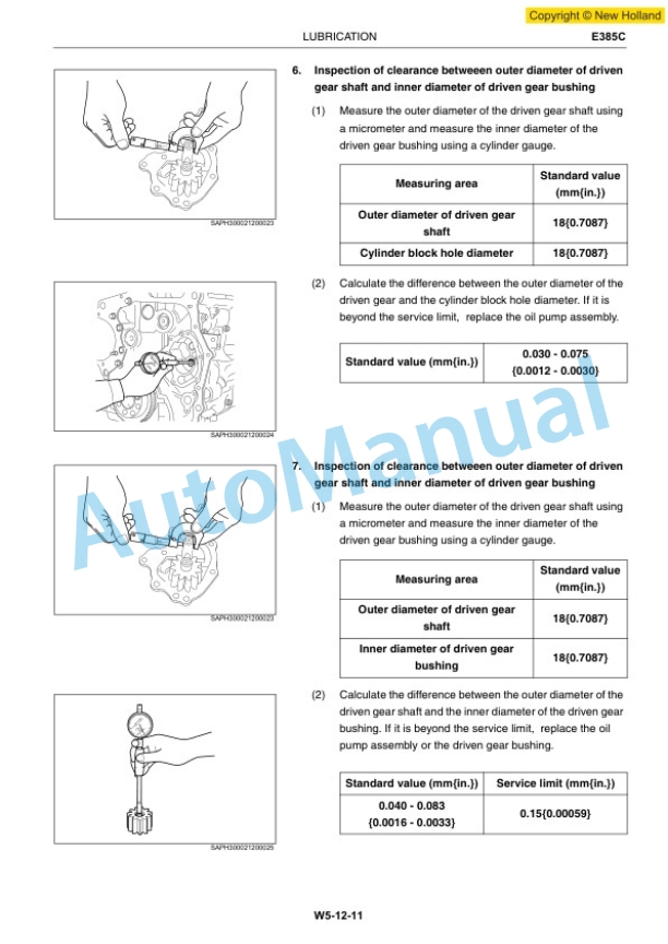 New Holland E385C Hino Diesel Engine J08E-TM Service Manual 47391168A-4