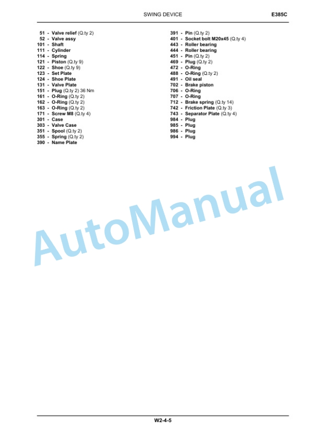 New Holland E385C Tier IV Crawler Excavator Service Manual 84527569A-5
