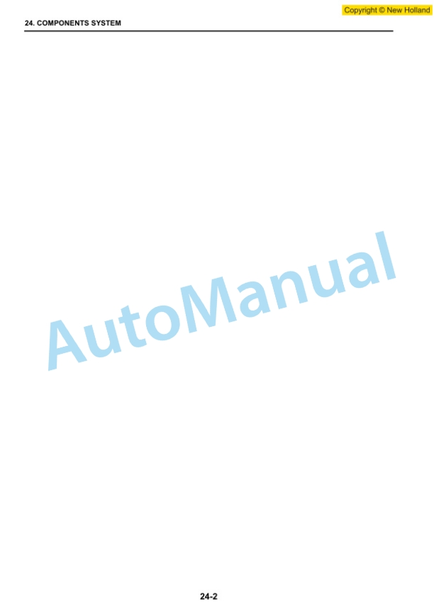 Alternative view of New Holland E40.2SR, E50.2SR Hydraulic Excavator Workshop Manual 60413411