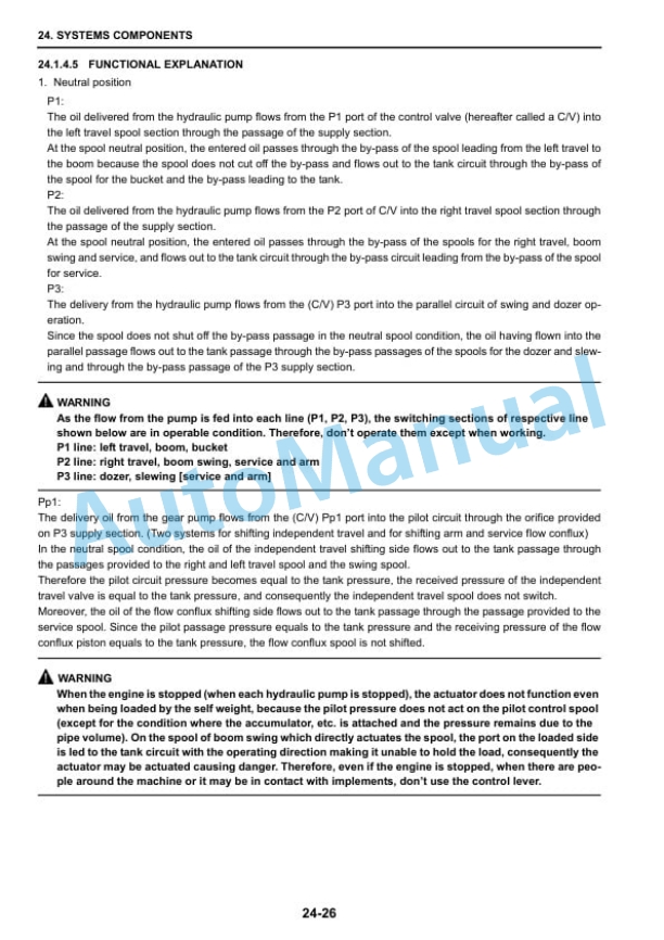 Alternative view of New Holland E45B SR, E50B SR, E55B Mini Excavator Service Manual 84602422A