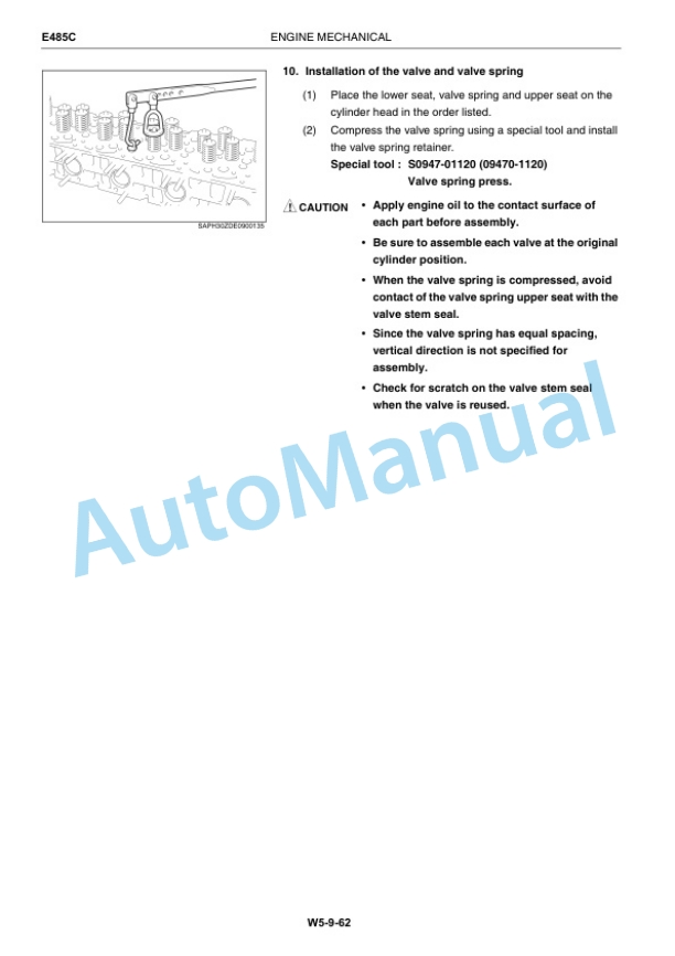 New Holland E485C Hino Diesel Engine Service Manual 84561180A-3