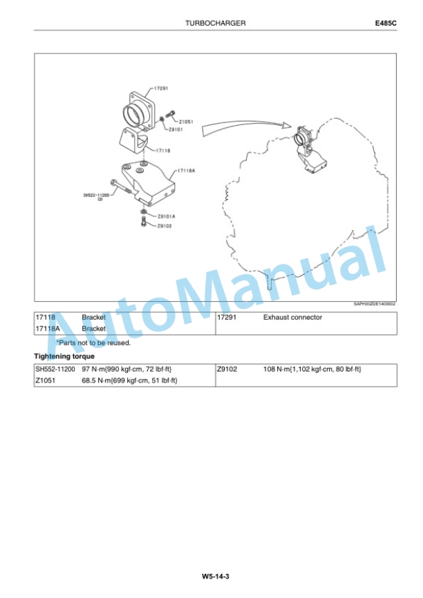 New Holland E485C Hino Diesel Engine Service Manual 84561180A-4