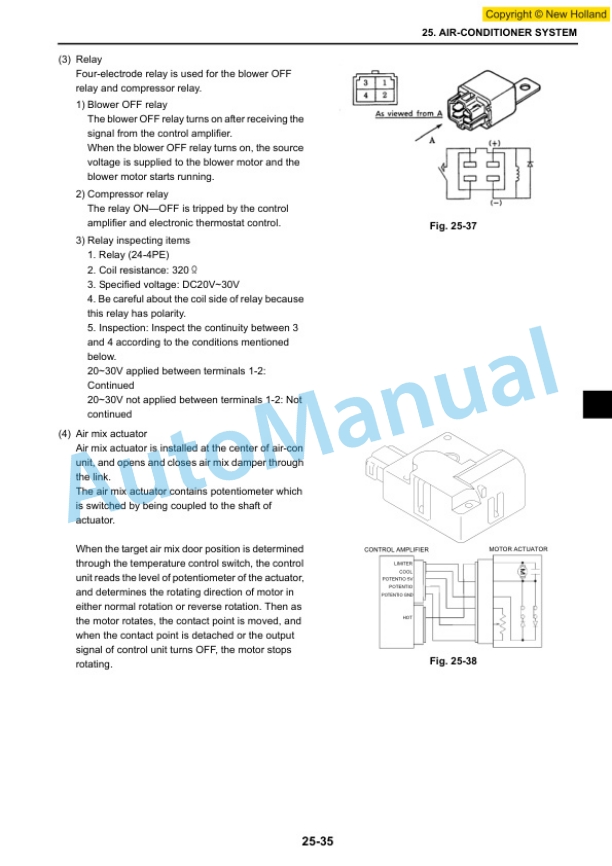 New Holland E70BSR Excavator Service Manual 87474048A-3