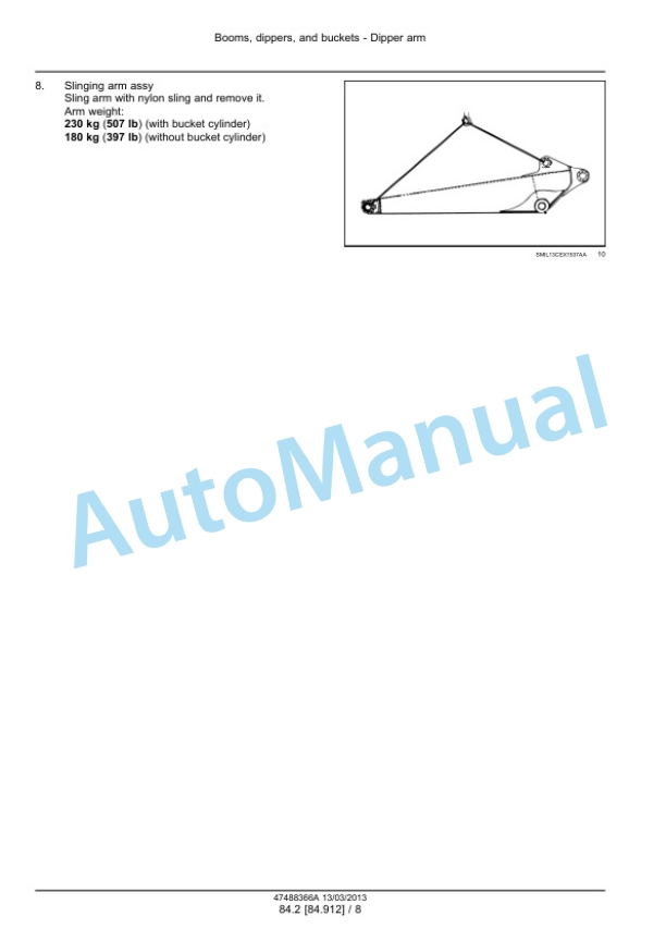 New Holland E75CSR Midi Excavator Service Manual 47488366A-4