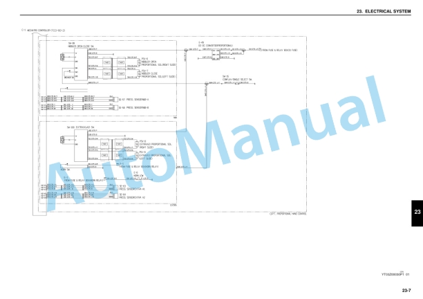 Alternative view of New Holland E80BMSR Workshop Manual 84365680B