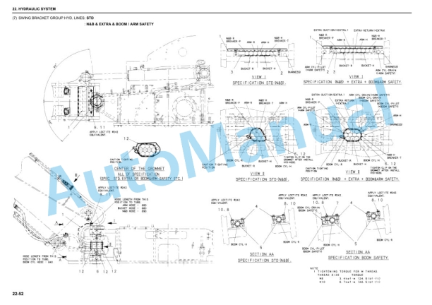 Alternative view of New Holland E80MSR Workshop Manual 60413421
