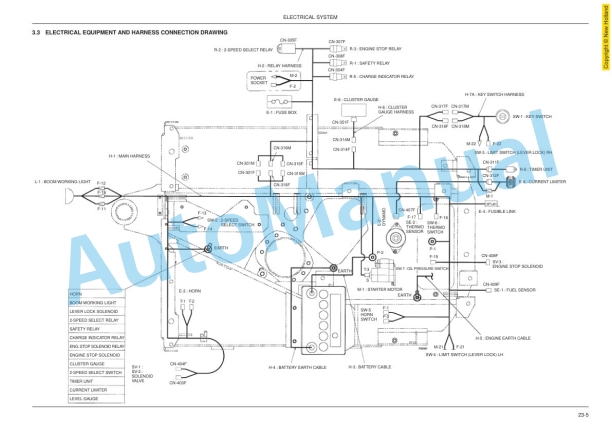 New Holland E9SR Hydraulic Excavator Workshop Manual 6041339100-2