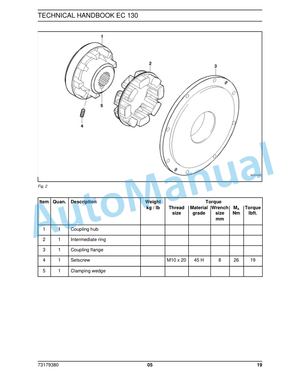 New Holland EC130 Excavator Crawler Service Manual 73179380-2