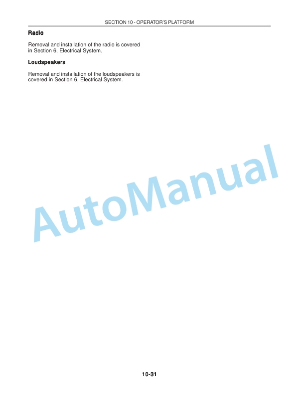 New Holland EC15, EC25, EC35, EC45 Mini Crawler Excavator Service Manual 8661172601-5