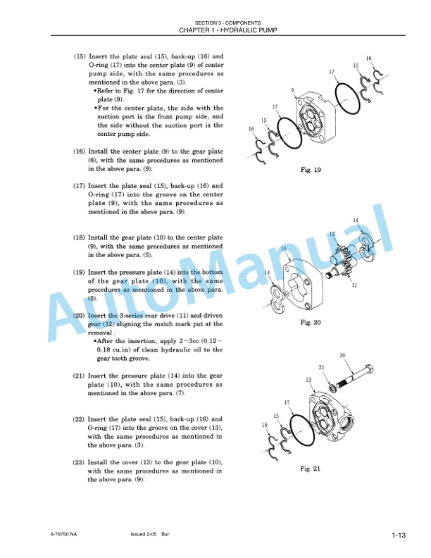 New Holland EH15 Hydraulic Excavator Shop Manual 6-79880NA-4