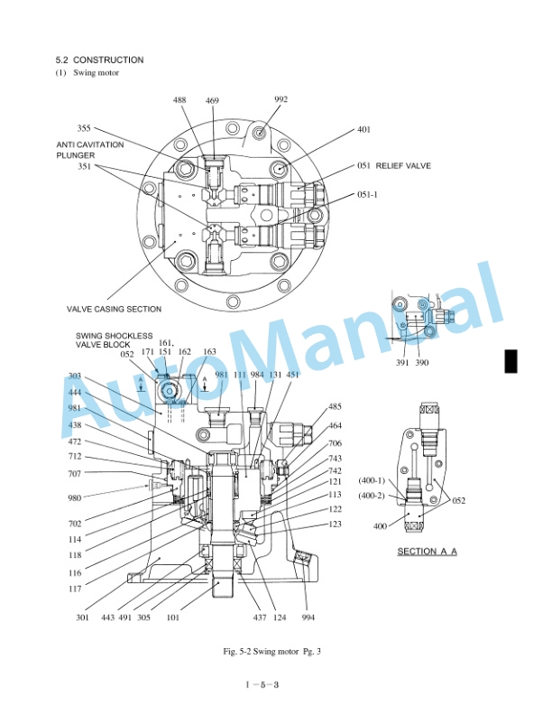 New Holland EH215 Crawler Excavator Service Manual 6-75780NA-3