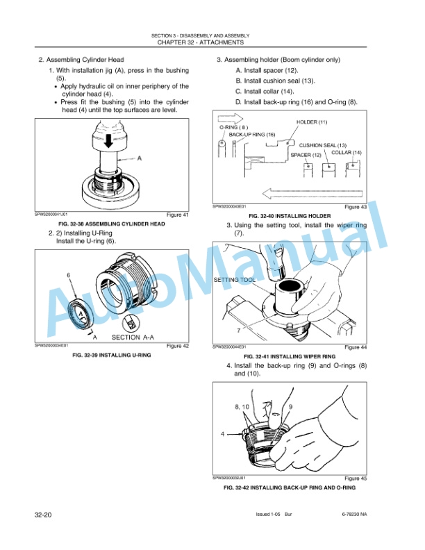 New Holland EH27.B Hydraulic Excavator Shop Manual 6-78090NA-3