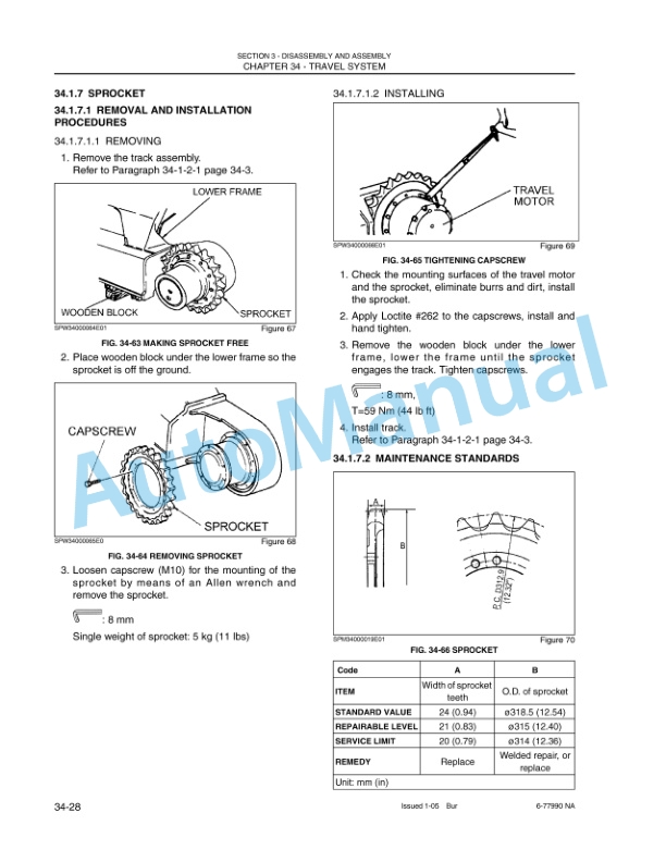 New Holland EH27.B Hydraulic Excavator Shop Manual 6-78090NA-4