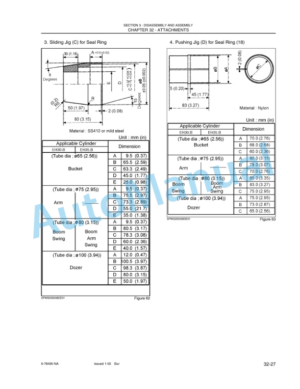 New Holland EH30.B, EH35.B Hydraulic Excavator Shop Manual 6-78350NA-3
