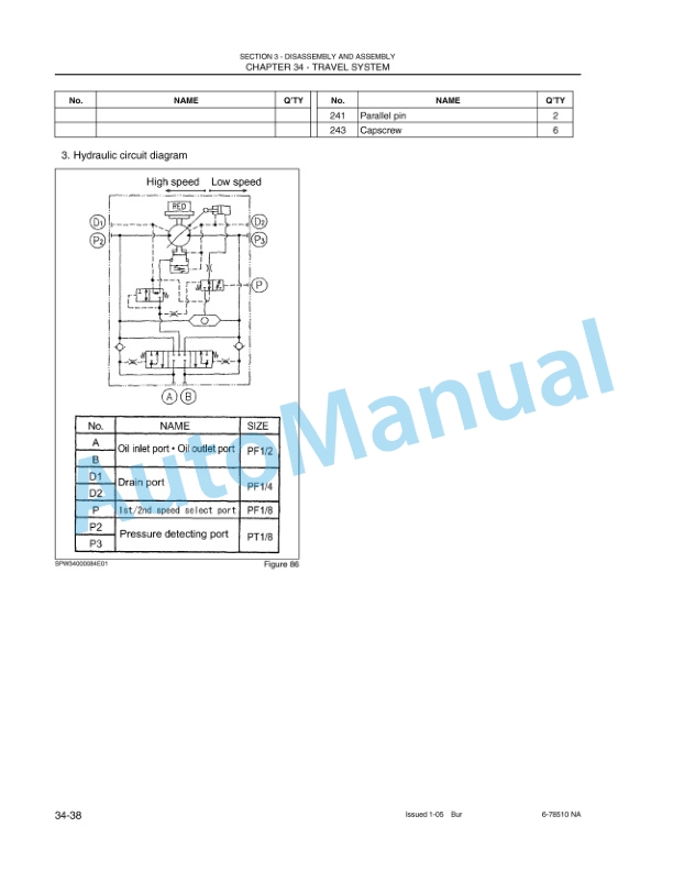 New Holland EH30.B, EH35.B Hydraulic Excavator Shop Manual 6-78350NA-4