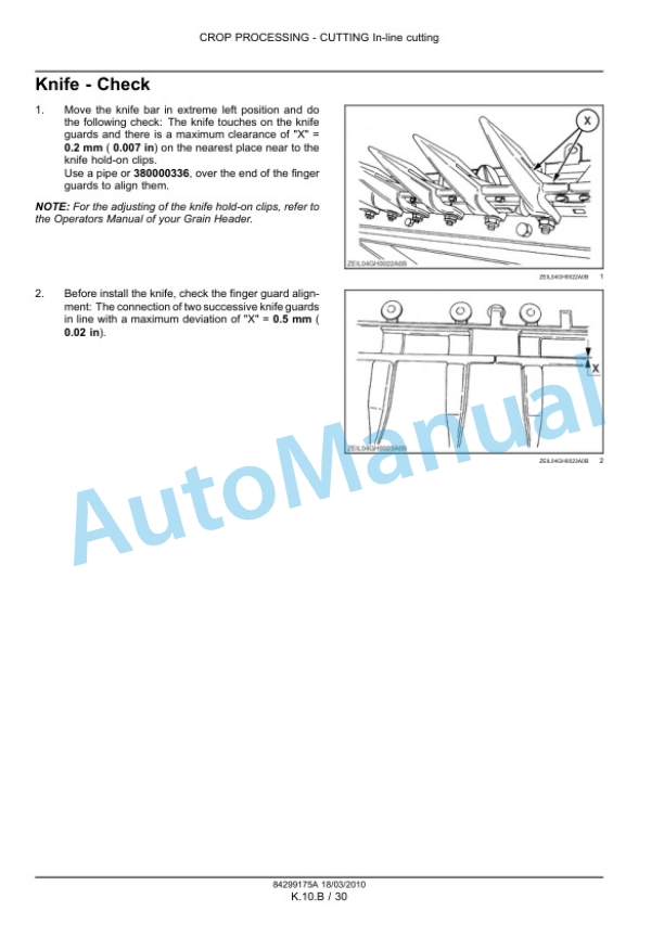 New Holland Extra-Capacity, High-Capacity Varifeed Service Manual 84299175A-4