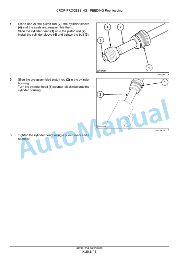 New Holland Extra-Capacity, High-Capacity Varifeed Service Manual 84299175A-5