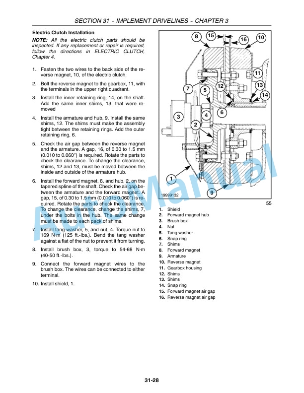 New Holland FP230, FP240 Forage Harvester Repair Manual 86900643-4