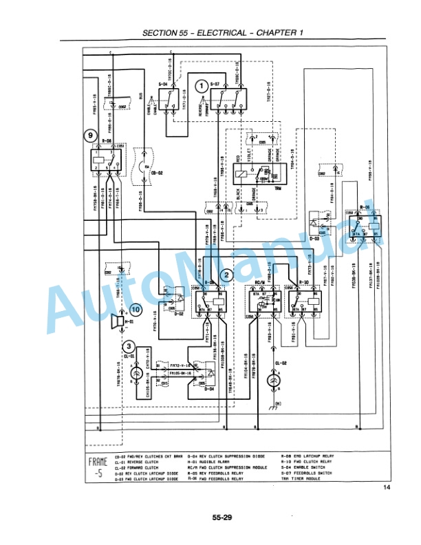 New Holland FP230, FP240 Forage Harvester Repair Manual 86900645-3