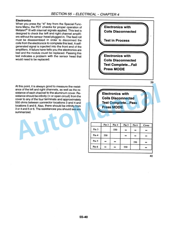 New Holland FP230, FP240 Forage Harvester Repair Manual 86900645-4