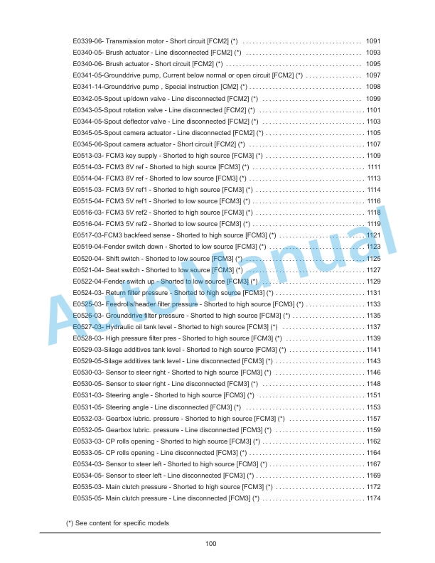New Holland FR480, FR550, FR650, FR780 Tier 4B Final, FR850 Tier 2 Forage Harvester Service Manual 47985301-5