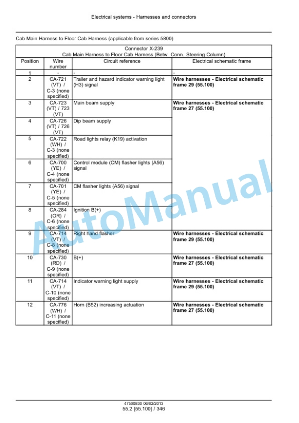 New Holland FR9040, FR9050, FR9060, FR9080, FR9090 Forage Harvester Service Manual 47500835-2
