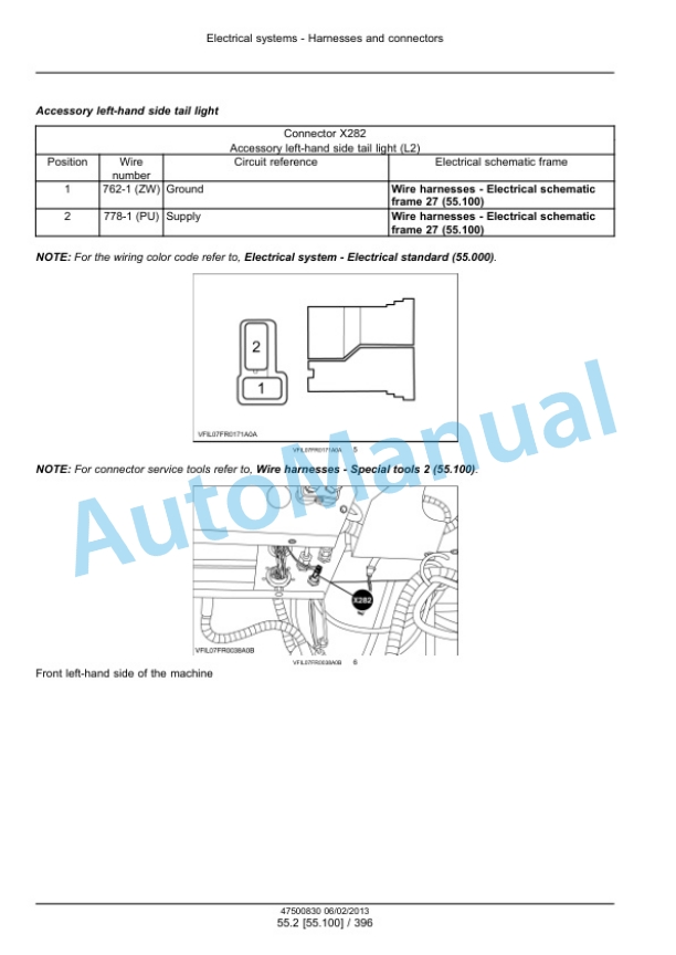 New Holland FR9040, FR9050, FR9060, FR9080, FR9090 Forage Harvester Service Manual 47500835-3