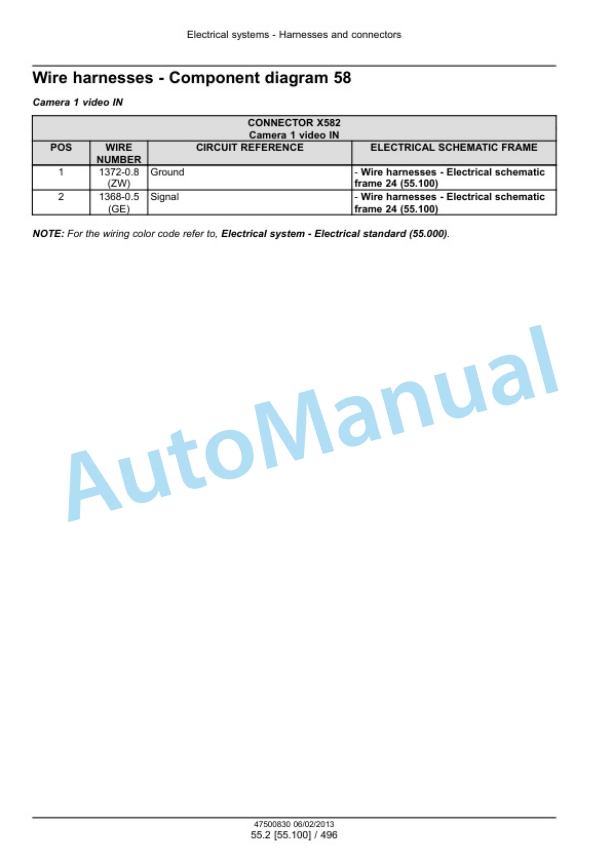 New Holland FR9040, FR9050, FR9060, FR9080, FR9090 Forage Harvester Service Manual 47500835-5