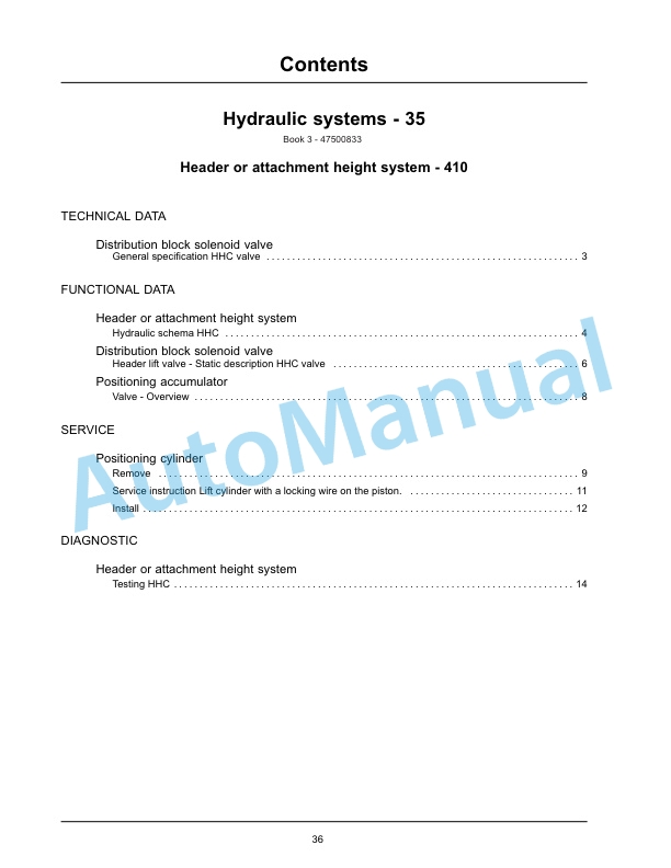New Holland FR9040, FR9050, FR9060, FR9080, FR9090 Forage Harvester Service Manual 47500841-3