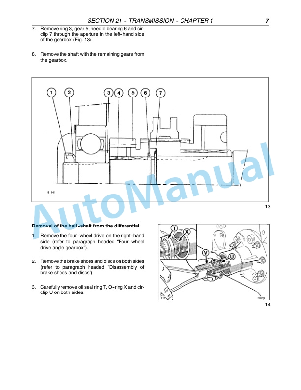 New Holland FX25, FX45, FX28, FX38, FX48, FX58 Forage Harvester Repair Manual 87051241-5