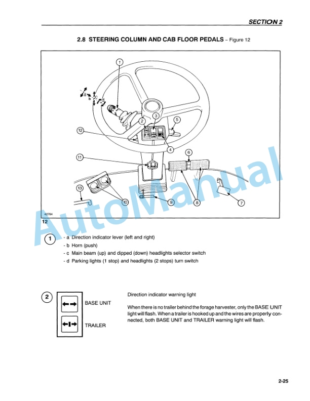 New Holland FX28, FX58 Operation and Maintenance Manual 86589770-2