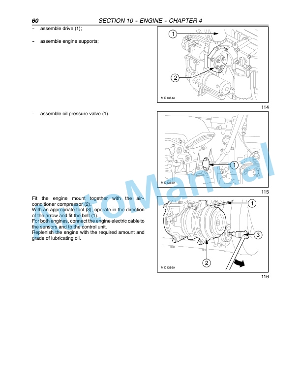New Holland FX30, FX40, FX50, FX60 Forage Harvester Repair Manual 87342122-5